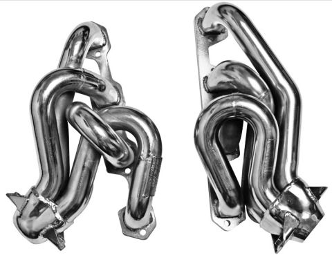1996 Ford Bronco - Bassani 50150B Equa-Length 50 State EO-Compliant (EO D-374) Headers for a '96 Bronco 5.0L 302 V-8 in chrome (picture sent from Bassani)