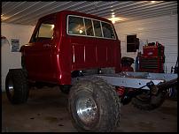 1978 Ford F-150 - This 1978 Ford F-150 pickup truck is shown from the side, with its body removed, revealing the chassis and large tires.