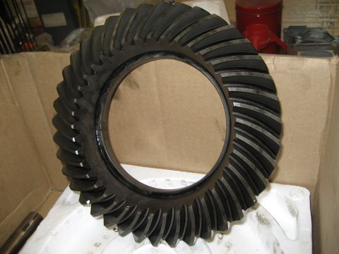 1996 Ford Bronco - A close-up view of a ring gear, a crucial component in a vehicle's differential system.