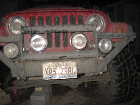 1988 Ford Bronco - bumper me and my brothers fabbed up for the jeep