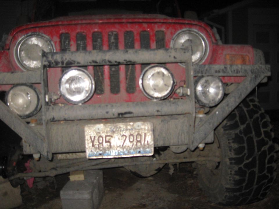 bumper me and my brothers fabbed up for the jeep