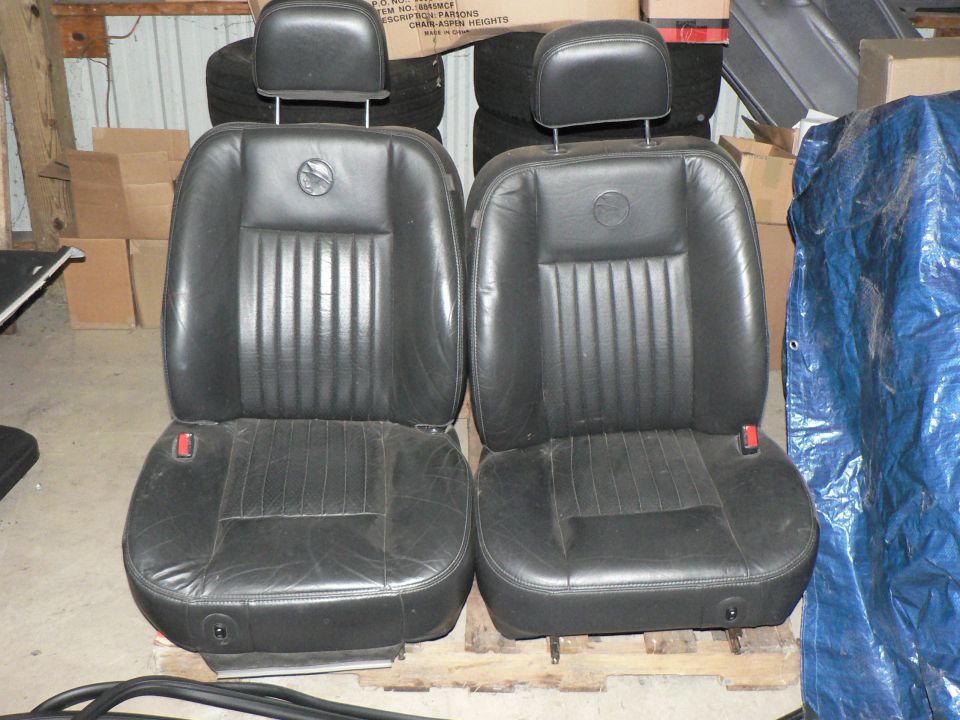 Front seats (need a good cleaning)