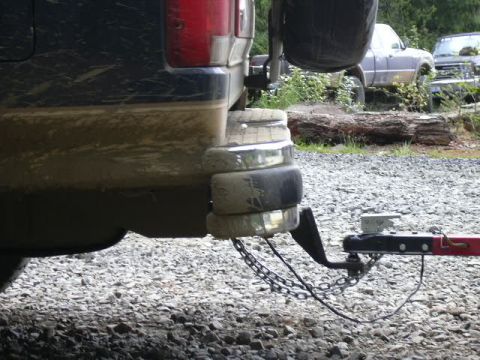 1991 Ford Bronco - Noticed the new angle to the bumper while we were loading up