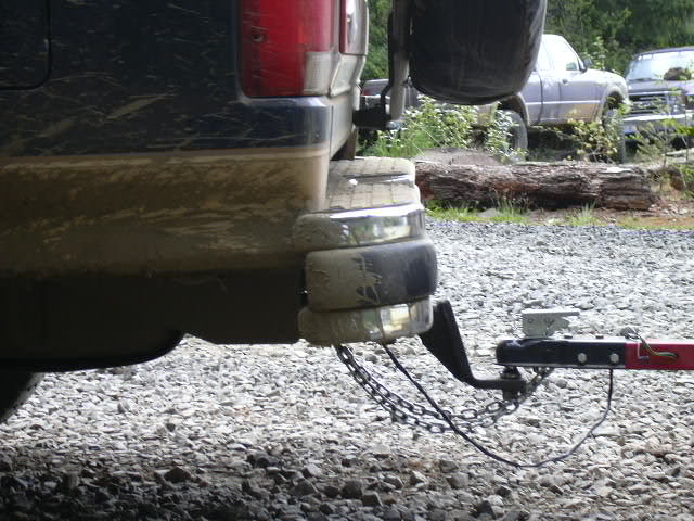 Noticed the new angle to the bumper while we were loading up