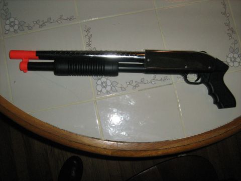 1988 Mercury Grand Marquis - Spring shotgun with chrome-like finish this was free was Kapowwe