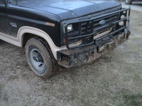 1983 Ford Bronco - A pretty good day: stuck 2x enough to use the winch; no damage; a few friends spotting, riding, BSing... And I got home just in time for th…