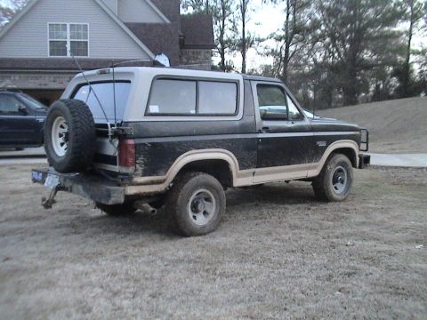 1983 Ford Bronco - A pretty good day: stuck 2x enough to use the winch; no damage; a few friends spotting, riding, BSing... And I got home just in time for th…