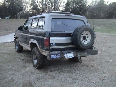 1983 Ford Bronco - A pretty good day: stuck 2x enough to use the winch; no damage; a few friends spotting, riding, BSing... And I got home just in time for th…