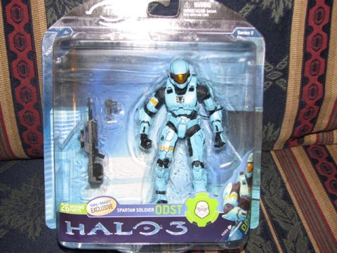 1991 Ford Bronco - This is a Halo 3 Spartan Soldier ODST action figure, packaged for sale and a weapon accessory.