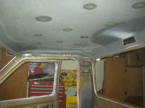 1990 Ford Bronco - We removed the inner headliner metal to make room for the cage bars.