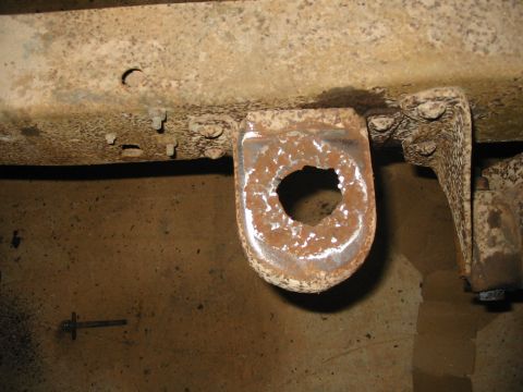 1978 Ford Bronco - Stage 4 FRAME/BODY MOUNT just fwd of driver rear spring----ROTTED OUT I am going to cut out this rot and replace with fresh new metal pic 12