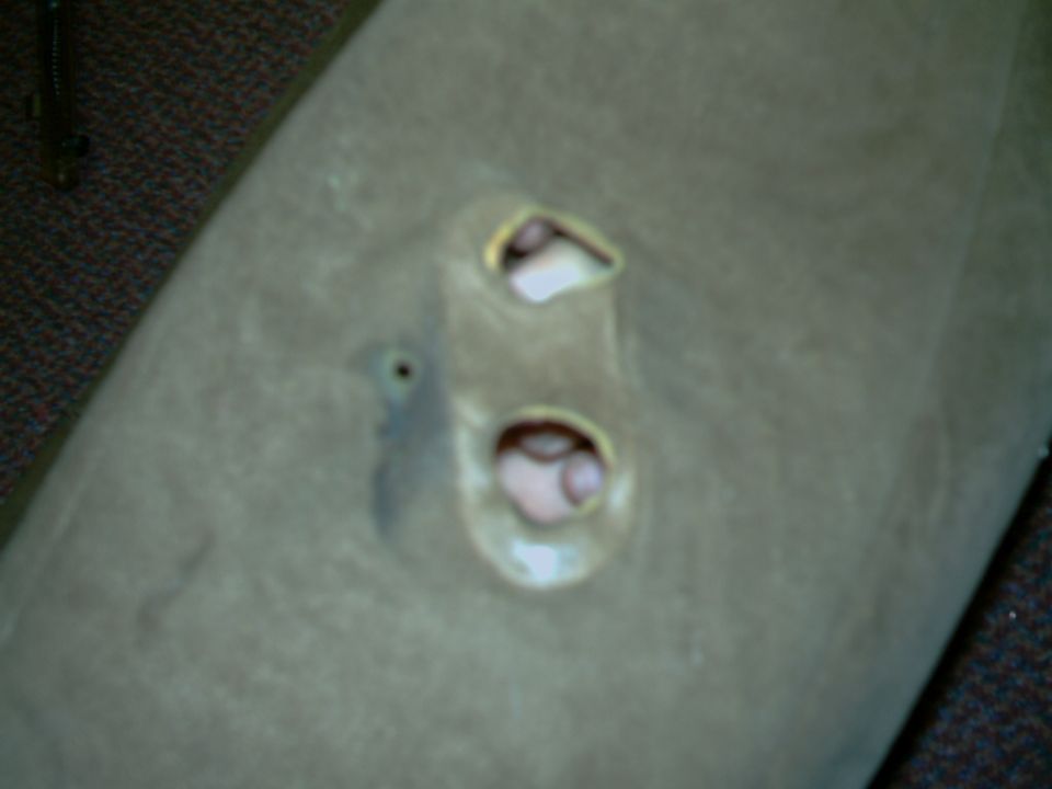 Arm cover hole