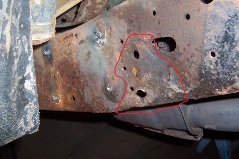 1990 Ford Bronco - When I installed the lift kit I ran into some frame rot