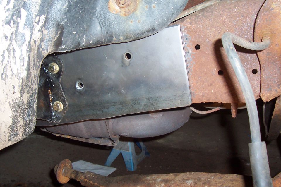 I used 1/4" plate steal for the repair