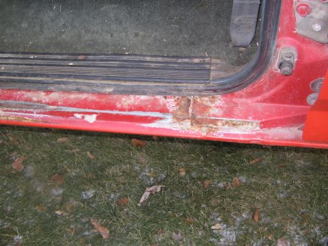 1992 Ford F-350 - Driver door kick panel