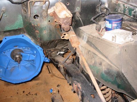 1977 Ford Bronco - REMOVAL OF 6CYL MNTS