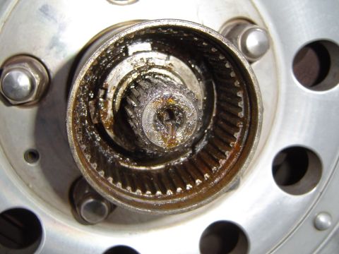 1991 Ford Bronco - There is a small c clip and a splined washer that come out as well then you are ready for the new hub