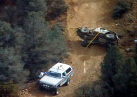 2008 Ford Bronco - Gunit Bronco rescues # 84 Trophy Truck. Taken from NBC helo as broadcast on 12-14-08