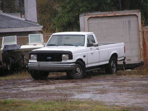 1988 Ford F-250 - random pic of my truck in the rain