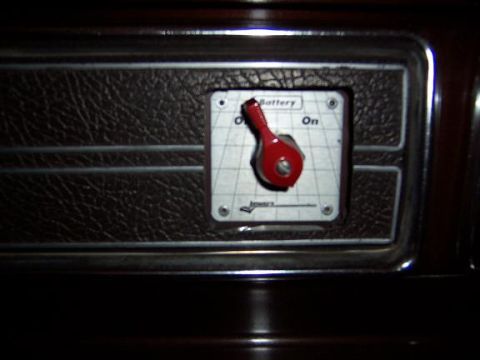 1975 Ford Granada - safety shut-off switch