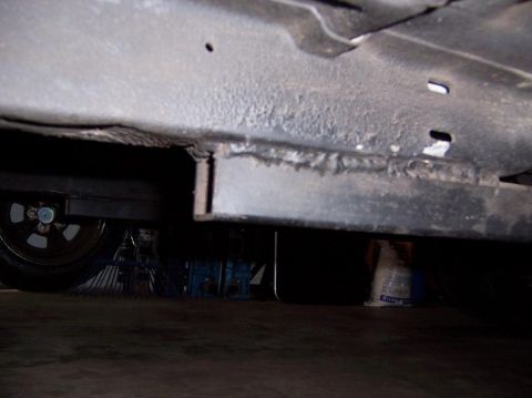 1975 Ford Granada - sub-frame connector