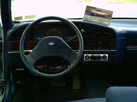 1986 Ford Taurus - The wires are from a recent flasher module I had to replace, didnt put the panel back yet.