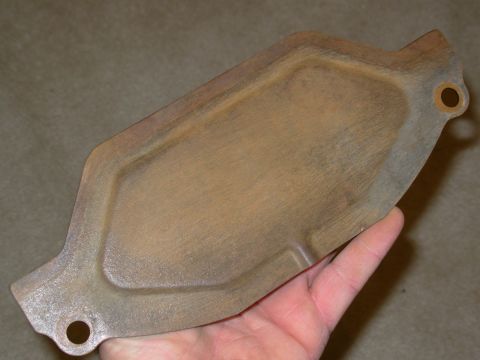 1983 Ford Bronco - Transmission Access Plate for all smallblocks with A/T. 10.25"W x 4.25"H, 7/16" holes 9" on center