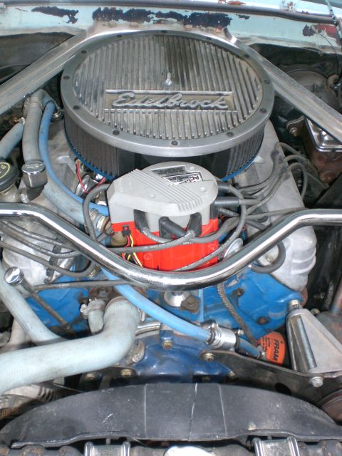 1967 Ford Mustang - 351W edelbrock 650 DUI distributor