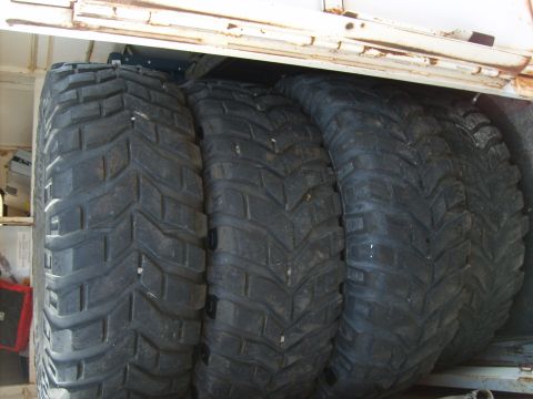 1989 Ford Bronco - new meats 35" baja claws (used of course)