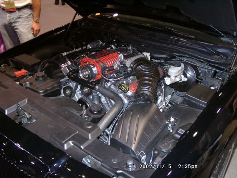 2003 Mercury Marauder - Supercharged S55 Marauder. Mechanically, same motor with a Roush/Eaton supercharger that creates 5lb boost. and supposedly produces 345HP &…