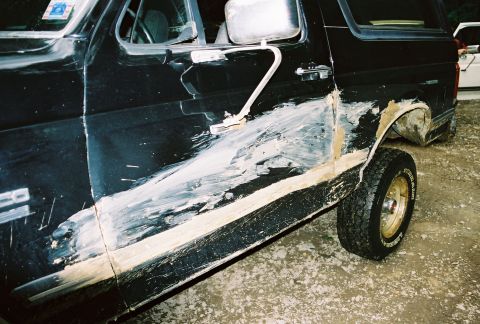 1991 Ford Bronco - No thats not factory work. Thats Jasons own profesional aftermarket job. Courtesy of trail 4. Thanks for going first.