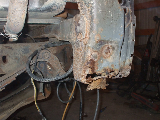 rusty rear support