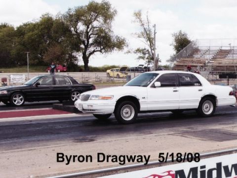 1997 Mercury Grand Marquis - Hard Launch against a Marauder