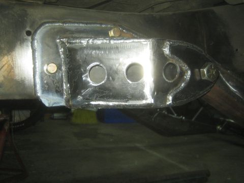 1990 Ford Bronco - The front mount for the trailing links.