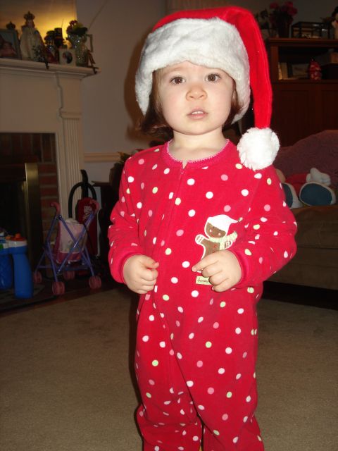 2000 Ford Crown Victoria - A young child dressed in festive holiday attire stands indoors.