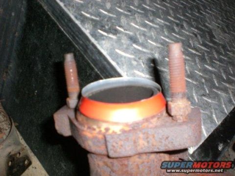 1990 Ford Bronco - Had a leaky ball flange on the new headers. And no one makes a ball flange seal/gasket.