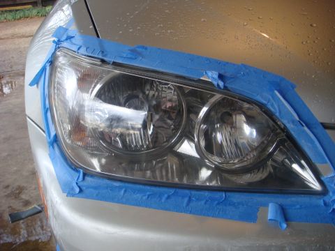 2001 Lexus IS 300 - polishing compound