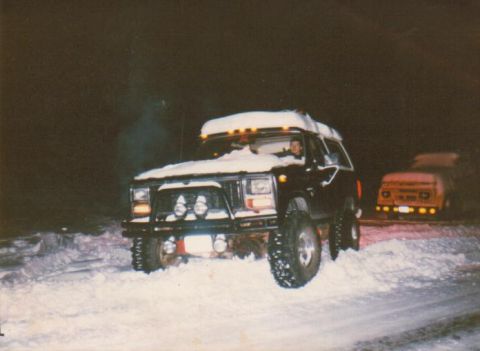 1982 Ford Bronco - My first Bronco I bought in '94. Rust bucket to no end, but fourwheeled great. I salvaged what parts I could and jumped overboard.