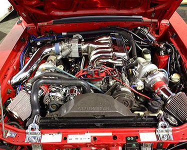 1982 Ford Bronco - TDC Twin Turbo Kit I want for my GT. Dreams, oh sweet dreams........