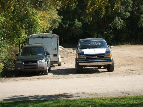 1990 Ford Bronco - Both rigs. fall 2008.