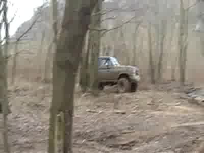 1971 Ford Bronco - 84 BB playing in the ditch