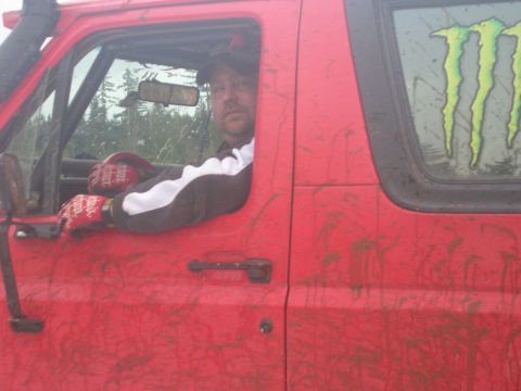 1996 Ford Bronco - John's happy face