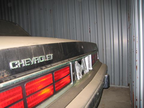 1991 Ford LTD Crown Victoria - Photograph of a vehicle rear taillight and trunk, not a technical document.