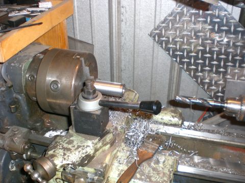 1990 Ford Bronco - Making the bushing.