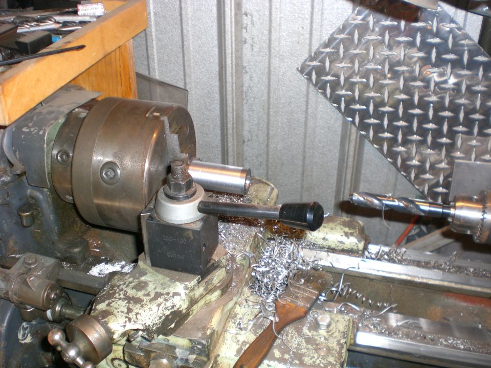 Making the bushing.