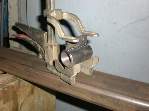1990 Ford Bronco - Welding bushing to bolt on tab