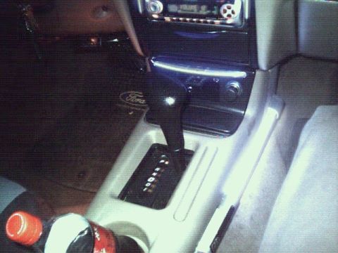 1995 Ford Taurus - Inside of my car at night. I love the stereo!