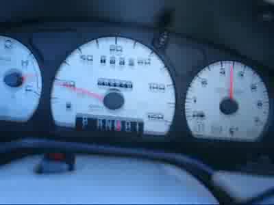 2003 Ford Taurus - 0-60 run by flooring the gas from a stop