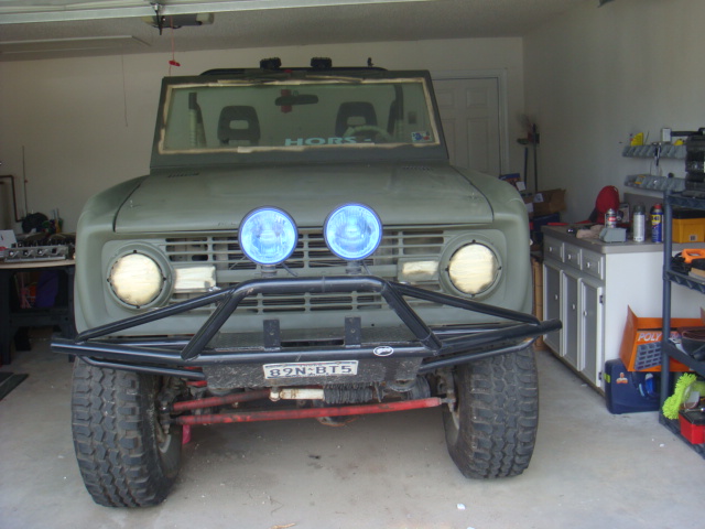Pre Runner front bumper with winch mount