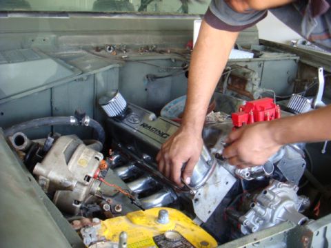 1971 Ford Bronco - swapping in the new 351W
